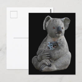 Eine Mutter verkneifen Postkarte