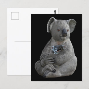 Eine Mutter verkneifen Postkarte