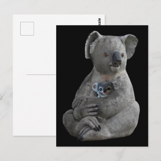 Eine Mutter verkneifen Postkarte (Vorne/Hinten)