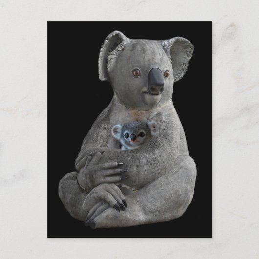 Eine Mutter verkneifen Postkarte (Vorderseite)