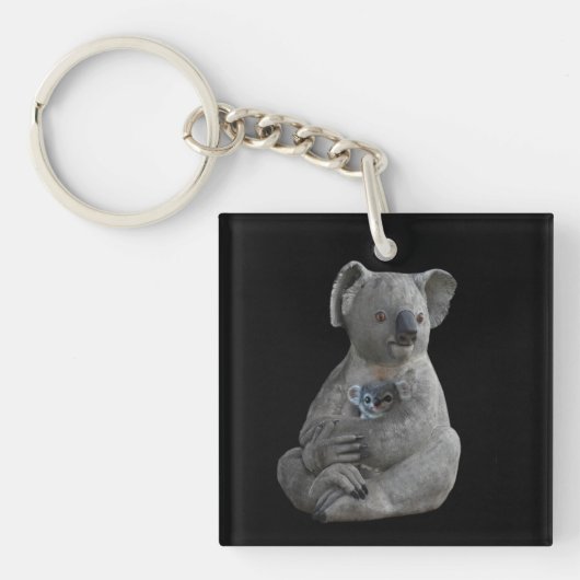 Eine Mutter verkneifen Schlüsselanhänger (Vorderseite)