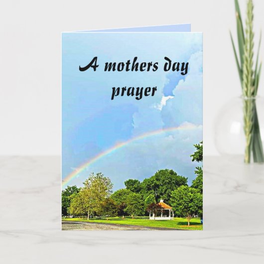 EINE MÜTTERTAGSKARTE KARTE (Vorderseite)