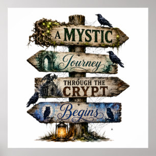 Eine mystische Reise durch die Krypta beginnt  Poster