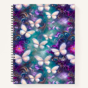 Eine mystische Schmetterlingsserie Design 1 Notizblock