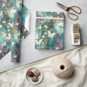 Eine mystische Schmetterlingsserie Design 3 Geschenkpapier