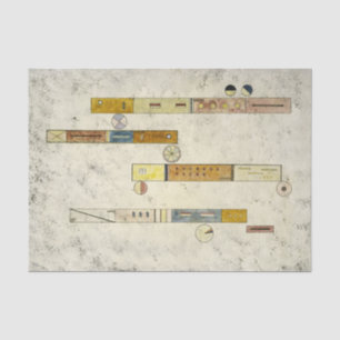 Eine nach der anderen von Wassily Kandinsky Seidenpapier