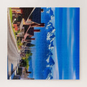 Eine Nachbarstraße in Neuseeland Puzzle (Horizontal)