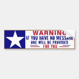 Eine Nachricht got? Autoaufkleber