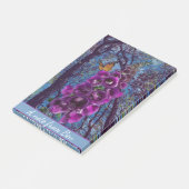 Eine Nachricht von...Butterfly auf einem Fuchshand Post-it Klebezettel (angewinkelt)