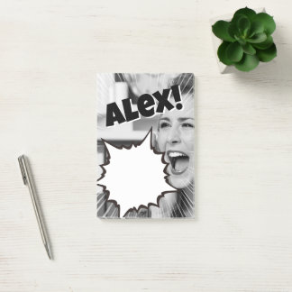 Eine Nachricht von deiner Mutter. Post-it Klebezettel