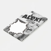 Eine Nachricht von deiner Mutter. Post-it Klebezettel (angewinkelt)