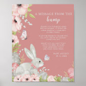 Eine Nachricht von der Bump Baby Dusche Poster (Vorne)