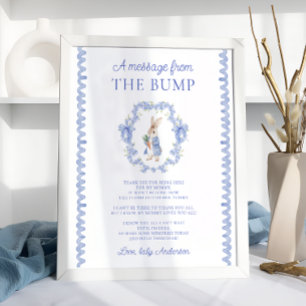 Eine Nachricht von der Bump Peter Rabbit Baby Dusc Poster
