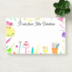 Eine Nachricht von der Teacher Pencils School Wate Post-it Klebezettel