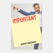 Eine Nachricht von Ihrem Chef Post-it Klebezettel (Vorderseite)