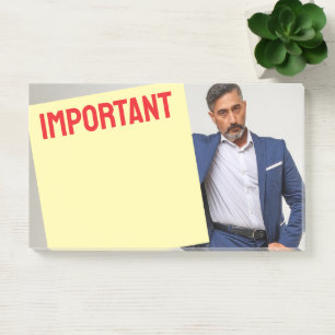 Eine Nachricht von Ihrem Chef Post-it Klebezettel