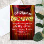 Eine Nacht am Broadway Einladung