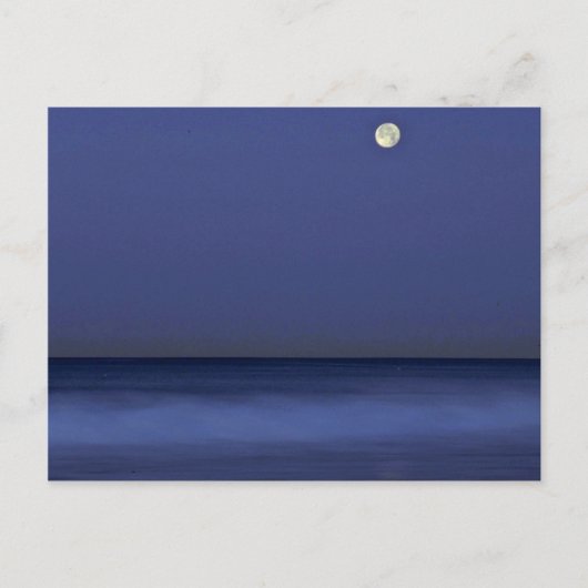Eine Nacht am Meer Postkarte (Vorderseite)