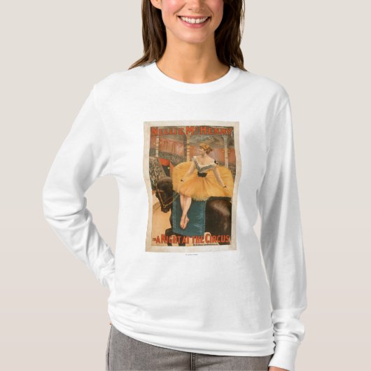 Eine Nacht am Zirkus-Theaterspiel-Plakat T-Shirt (Vorderseite)