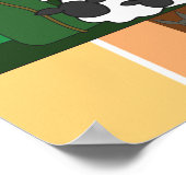 Eine Nacht anders als jeder andere Weihnachtsbaum Poster (Ecke)