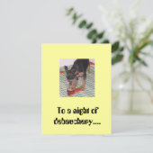 Eine Nacht der Ausschweifung Einladung (Stehend Vorderseite)