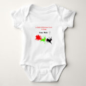 Eine Nacht der Weihnachtslieder und Songs Hakunama Baby Strampler (Vorderseite)