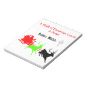 Eine Nacht der Weihnachtslieder und Songs Hakunama Notizblock (Rotiert)