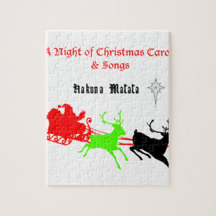 Eine Nacht der Weihnachtslieder und Songs Hakunama Puzzle