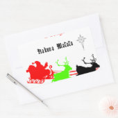 Eine Nacht der Weihnachtslieder und Songs Hakunama Rechteckiger Aufkleber (Umschlag)