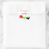 Eine Nacht der Weihnachtslieder und Songs Hakunama Runder Aufkleber (Tasche)