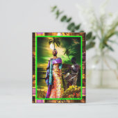 Eine Nacht des afrikanischen Rhythmus Postkarte (Stehend Vorderseite)