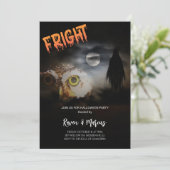 Eine Nacht des Hasses mit Schüssel und Geist - Hal Einladung (Stehend Vorderseite)