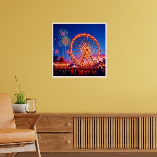 Eine Nacht festlicher Lichteffekte Poster (Wohnzimmer 2)