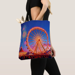 Eine Nacht festlicher Lichteffekte Tasche