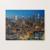 Eine Nacht im Puzzle von Los Angeles (Horizontal)