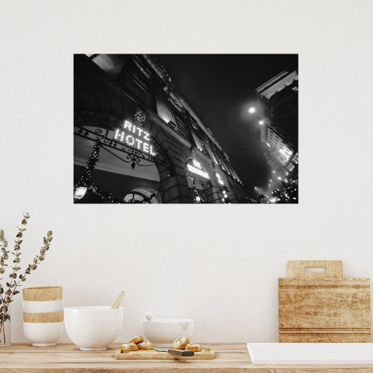 Eine Nacht im Ritz Poster (Küche)