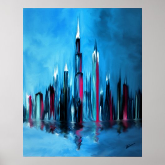 Eine Nacht in der Stadt Poster (Vorne)