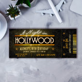 Eine Nacht in Hollywood Ticket Einladung