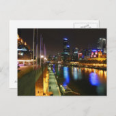 Eine Nacht in Melbourne Postkarte (Vorne/Hinten)