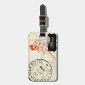 Eine Nacht in Paris-Gepäckanhänger Gepäckanhänger (Vorderseite vertikal)