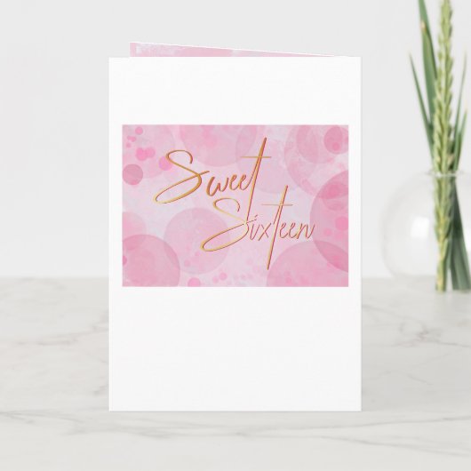 Eine Nacht in Paris Pink Gold Eiffelturm Sweet 16 Einladung (Rückseite)