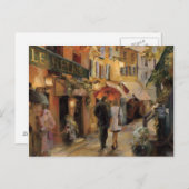 Eine Nacht in Paris Postkarte (Vorne/Hinten)