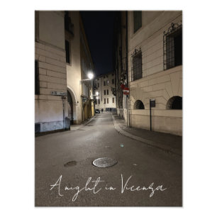 Eine Nacht in Vicenza Fotodruck