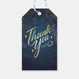 Eine Nacht unter den Sternen Danke, dass du Tags g Geschenkanhänger