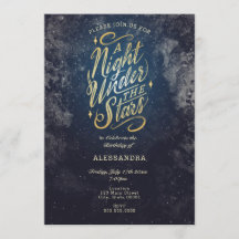 Eine Nacht unter den Sternen Einladung