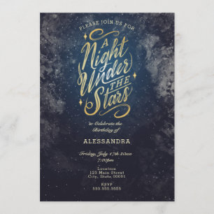 Eine Nacht unter den Sternen Einladung