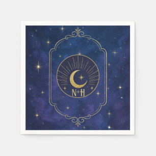 Eine Nacht unter den Sternen Himmels Hochzeit Serviette