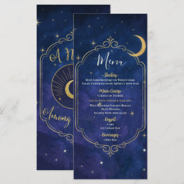 Eine Nacht unter den Sternen Himmelskies Menü Menükarte