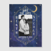 Eine Nacht unter den Sternen Save the Date Magnetkarte (Vorderseite)