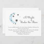 Eine Nacht unter der Stern-Einladung Einladung (Vorne/Hinten)